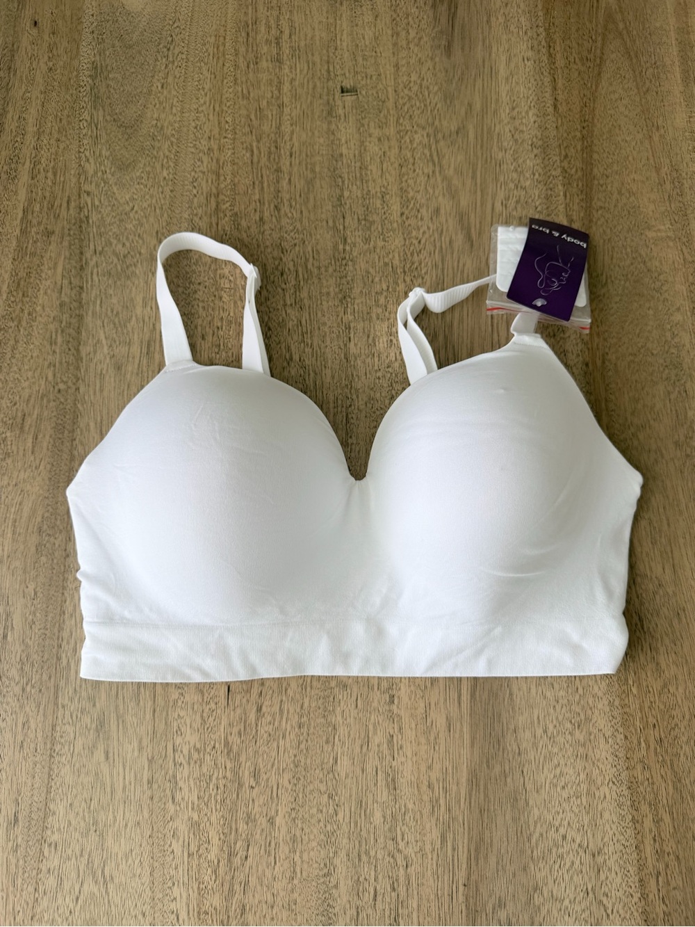 Body & Bra White Everyday Supportive Bra - Women Intimates & Sleepwear 2XL